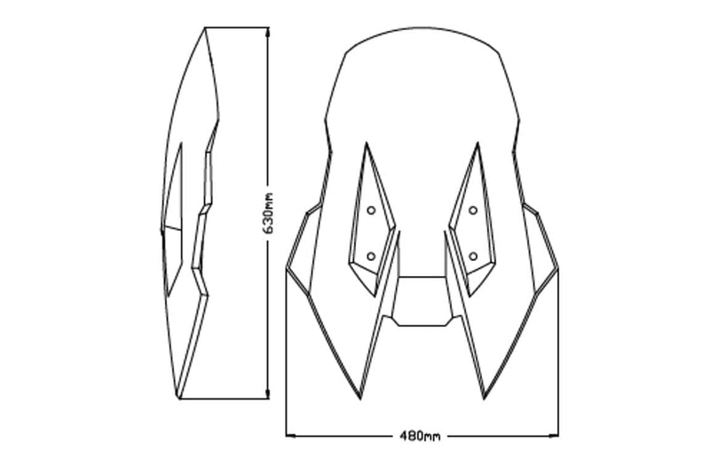 Touring Screen Clear For Suzuki V-Strom 1050XT Explorer 2022-2023