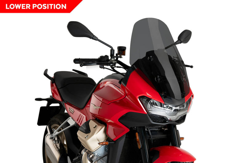 Touring Screen Dark Smoke For Moto Guzzi V100 Mandello  /  S 2023-Current