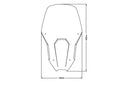 Touring Screen Light Smoke For Honda CRF 1100 L Africa Twin 2020>2023