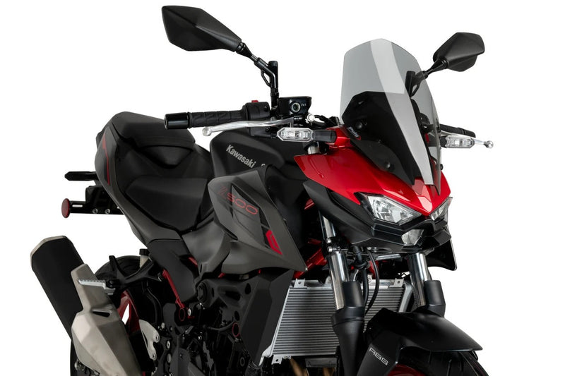 Touring Screen Light Smoke For Kawasaki Z500 2024-Current