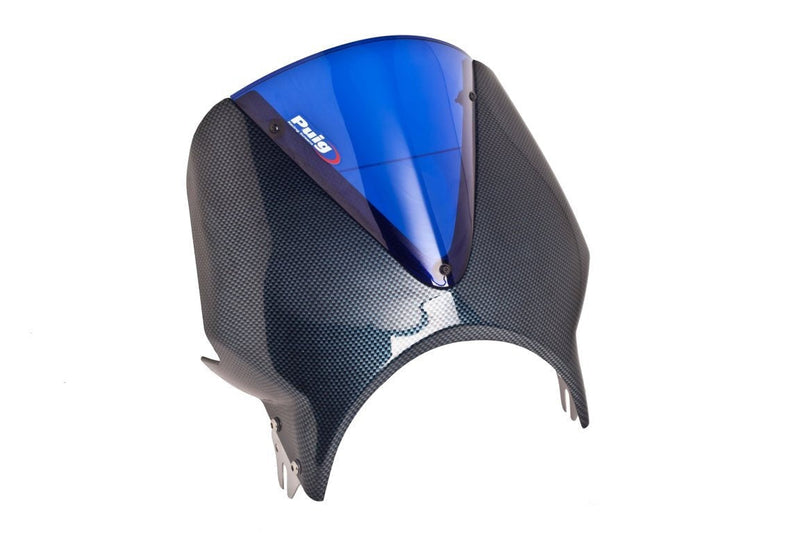 Vision Screen Carbon Look Fairing / Blue Screen For Kawasaki Z 900 RS 2017-Current