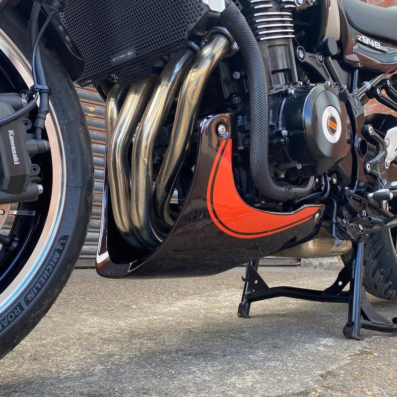 Belly Pan Candy Diamond Brown & Metallic Orange (50th Anniversary) For Kawasaki Z 900 RS 2022-2022