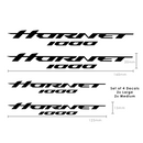 Decals Black For Honda CB 1000 Hornet Logo Set Of 4
