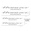 Decals Grey For Honda CB 1000 Hornet Logo Set Of 4