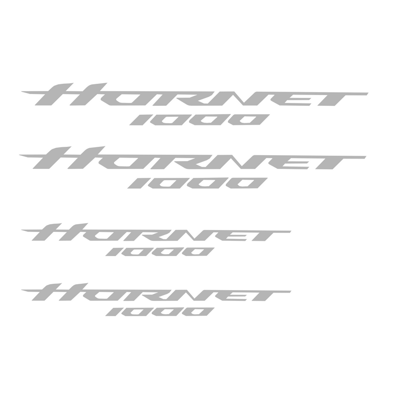 Decals Grey For Honda CB 1000 Hornet Logo Set Of 4