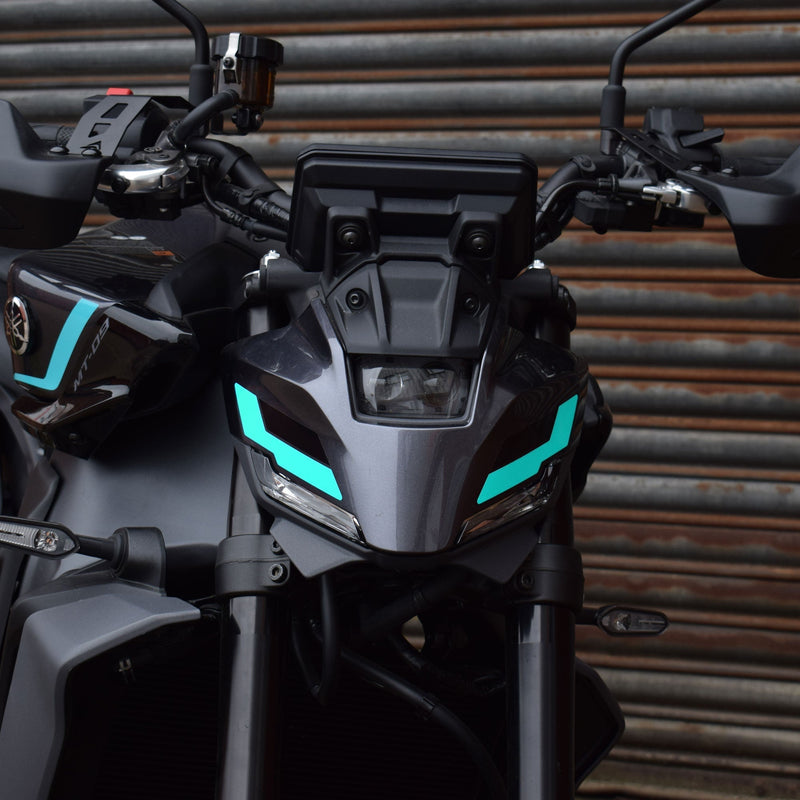 Decals For Midnight Cyan Headlight Decal For Yamaha MT-09 2024-Current