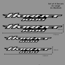Decals White & Black For Honda CB 1000 Hornet Logo Set Of 4