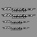 Decals White & Black For Honda CB 1000 Hornet Logo Set Of 4
