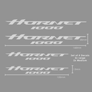 Decals White For Honda CB 1000 Hornet Logo Set Of 4