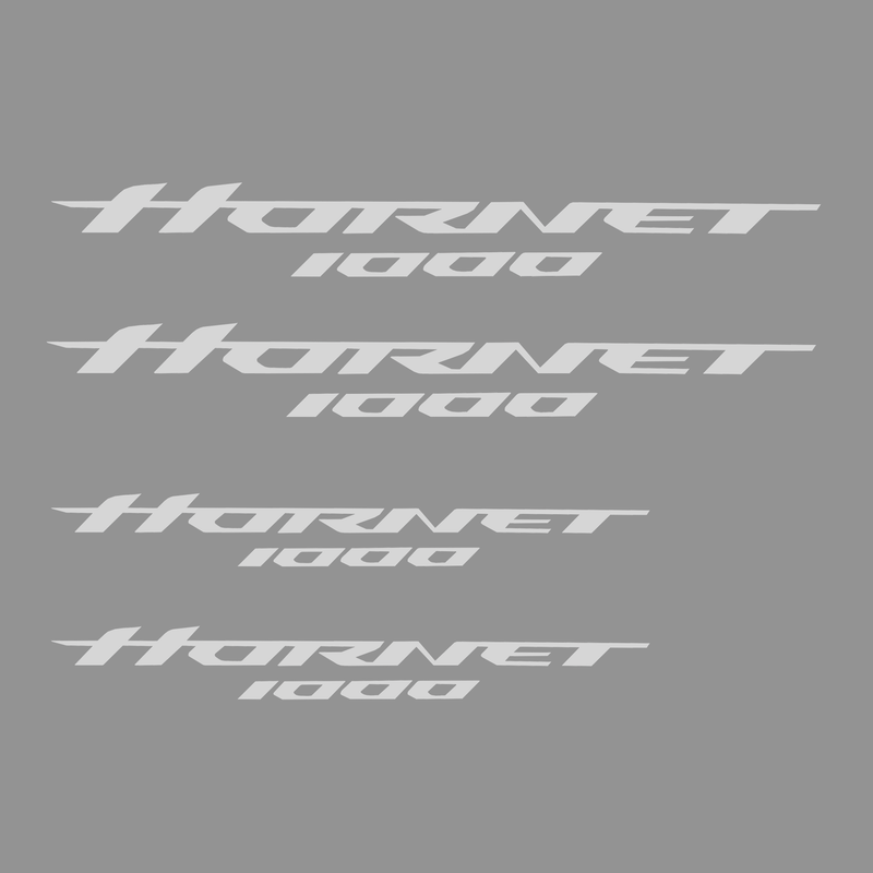 Decals White For Honda CB 1000 Hornet Logo Set Of 4