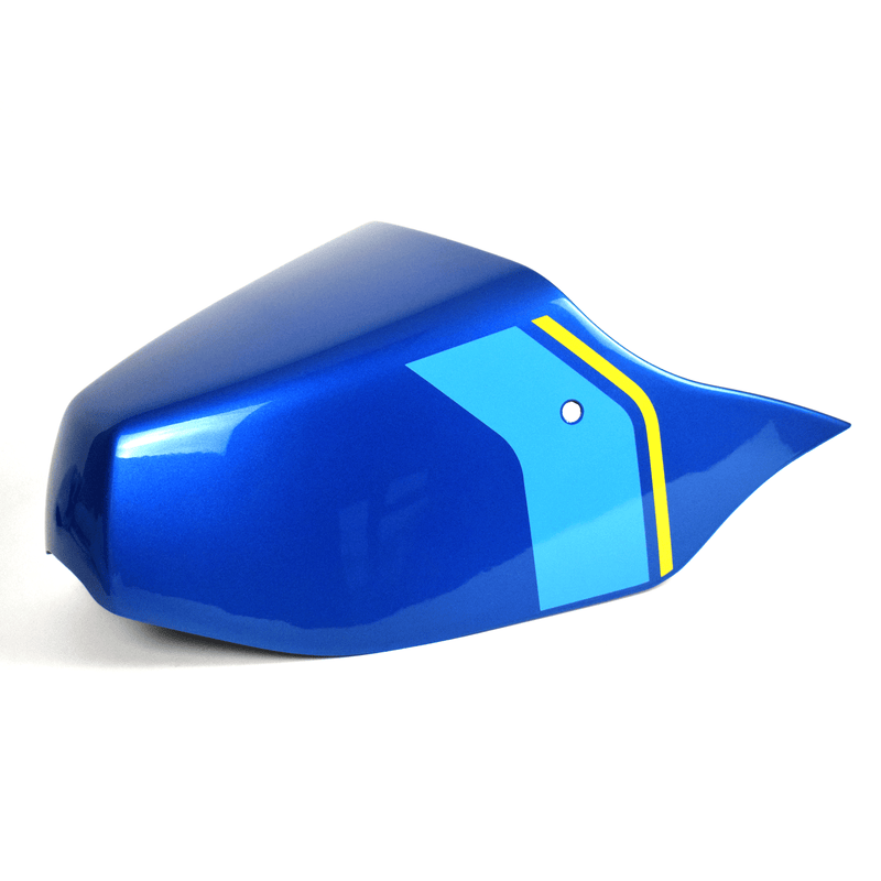 Pyramid Decals For Yamaha XSR 900 Seat Cowl Set Blue / Yellow