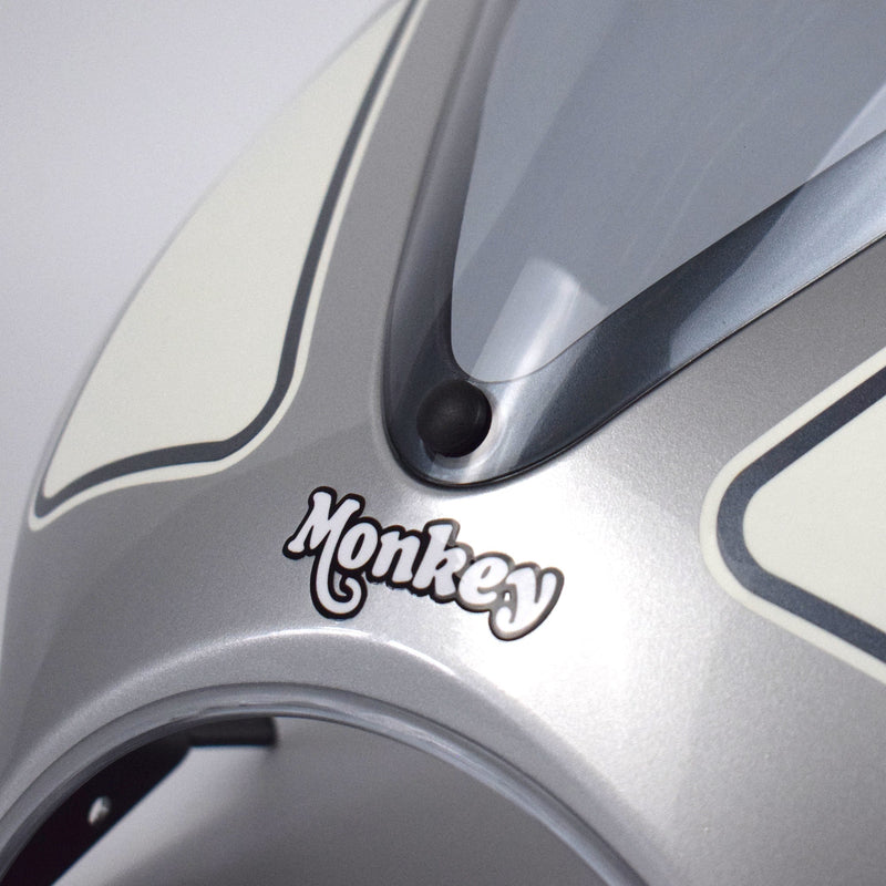 Fly Screen Silver/White For Honda Monkey 125 2022-Current