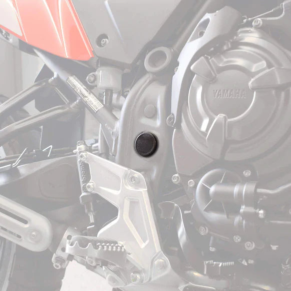 Frame End Caps Matt Black For Yamaha Tenere 700 Rallye Edition 2021-Current