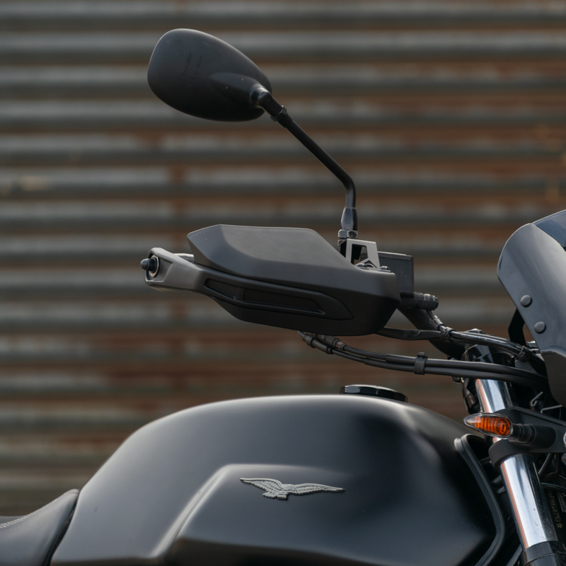 Handguards Matt Black For Moto Guzzi V7 Stone 2021>Current