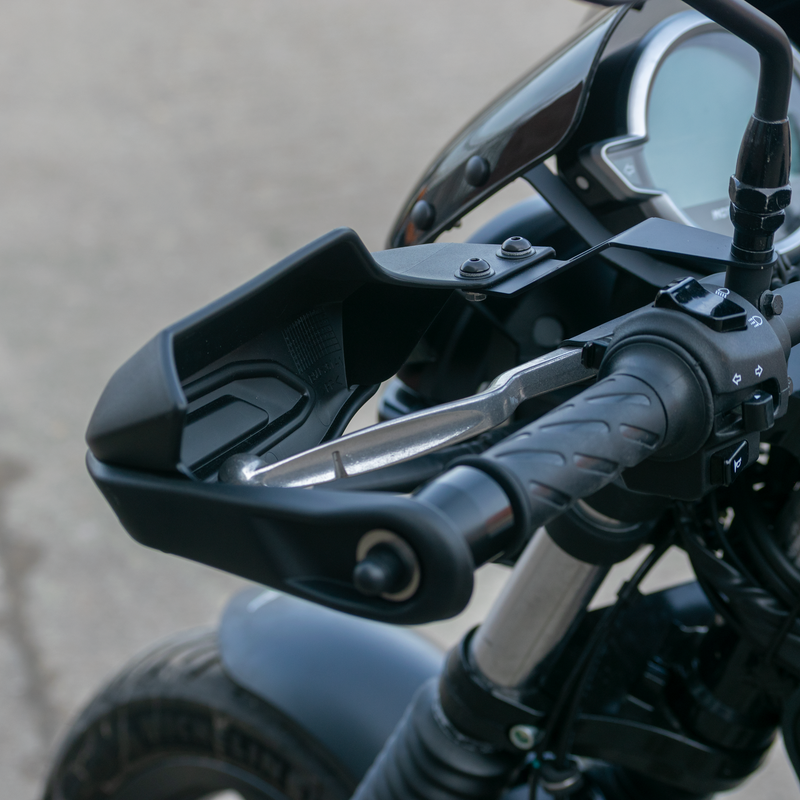 Handguards Matt Black For Moto Guzzi V7 Stone 2021>Current