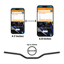 Handlebar Mounted Phone Holder With Vibration Dampener