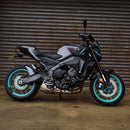 Heel Plates Black For Yamaha MT-09 inc SP 2024-Current