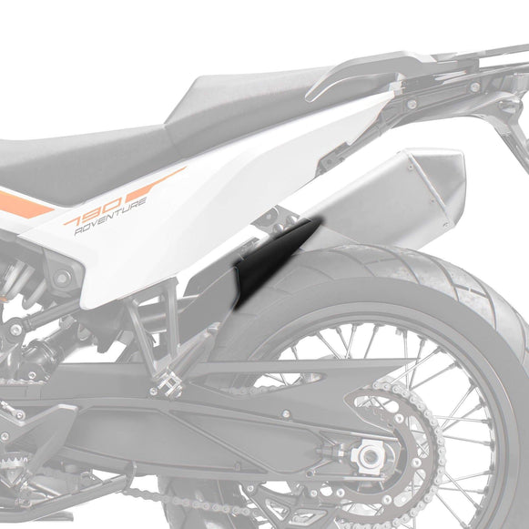 Hugger Extension Matt Black For KTM 890 Adventure R 2021-Current