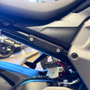 Rear Peg Blanking Blocks Matt Black For Triumph Daytona 660 2024>Current