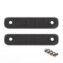 Rear Peg Blanking Blocks Matt Black For Triumph Daytona 660 2024>Current