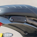 Rear Peg Blanking Blocks Matt Black For Triumph Speed 400 2024>Current