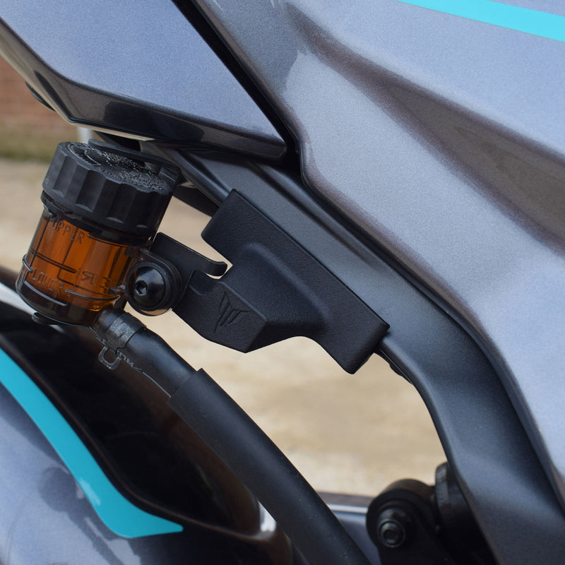 Rear Peg Blanking Blocks Matt Black For Yamaha MT-09 inc SP 2024>Current