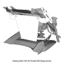 Shock Shield Black For Harley Davidson Pan America 1250 2021-Current