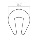 Smoked Screen Edge Trim 1 Metre