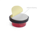 Universal Round Number Plate Reflector Pack Of 2