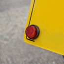 Universal Round Number Plate Reflector Pack Of 2