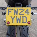 Universal Round Number Plate Reflector Pack Of 2