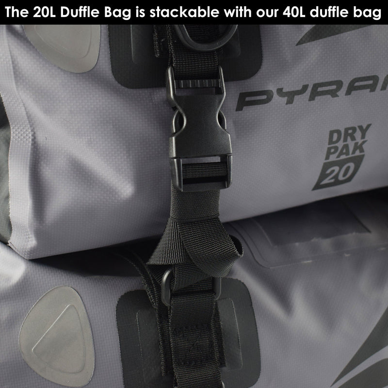 Waterproof 20L Motorcycle Duffle Bag Grey