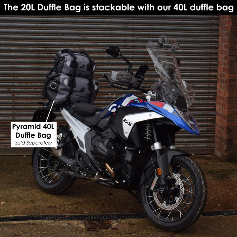 Waterproof 20L Motorcycle Duffle Bag Grey