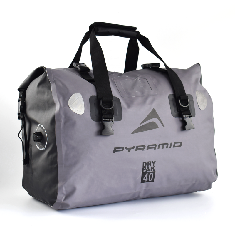 Waterproof 40L Motorcycle Duffle Bag Grey