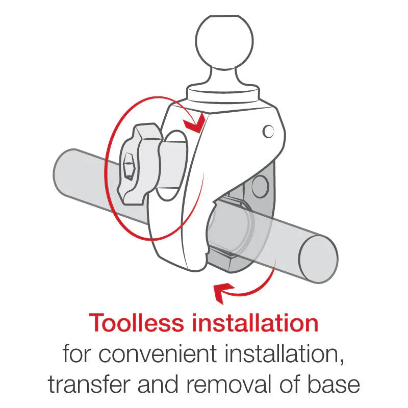 Tough-Claw™ Small Clamp Base With Ball