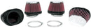Clamp-On Air Filters Chrome / Red For Honda CB 1000 C 1983
