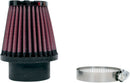 Universal Clamp-On Air Filter Black / Red | RC232