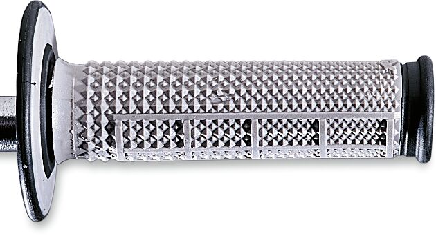 Tapered Dual-Compound Grips Grey - 11.7 CM