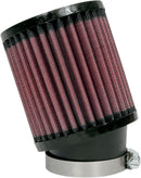 Universal Clamp-On Air Filter Black / Red | RU170