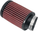 Universal Clamp-On Air Filter Black / Red | RU171