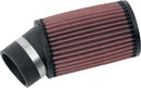 Universal Clamp-On Air Filter Black / Red | RU177