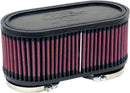 Clamp-On Air Filters Black / Red For Suzuki GS 500 E 1989-2009