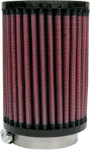 Universal Clamp-On Air Filter Black / Red | RU61
