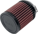 Universal Clamp-On Air Filter Black / Red | RU80