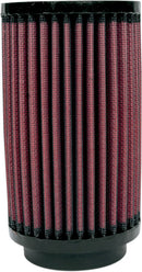 Universal Clamp-On Air Filter Black / Red | RU82