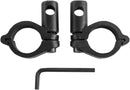 Replacement Round Windshield Handlebar Clamp Kit Black For Harley Davidson FXDWG 1584 2010-2011 - 31.8 MM