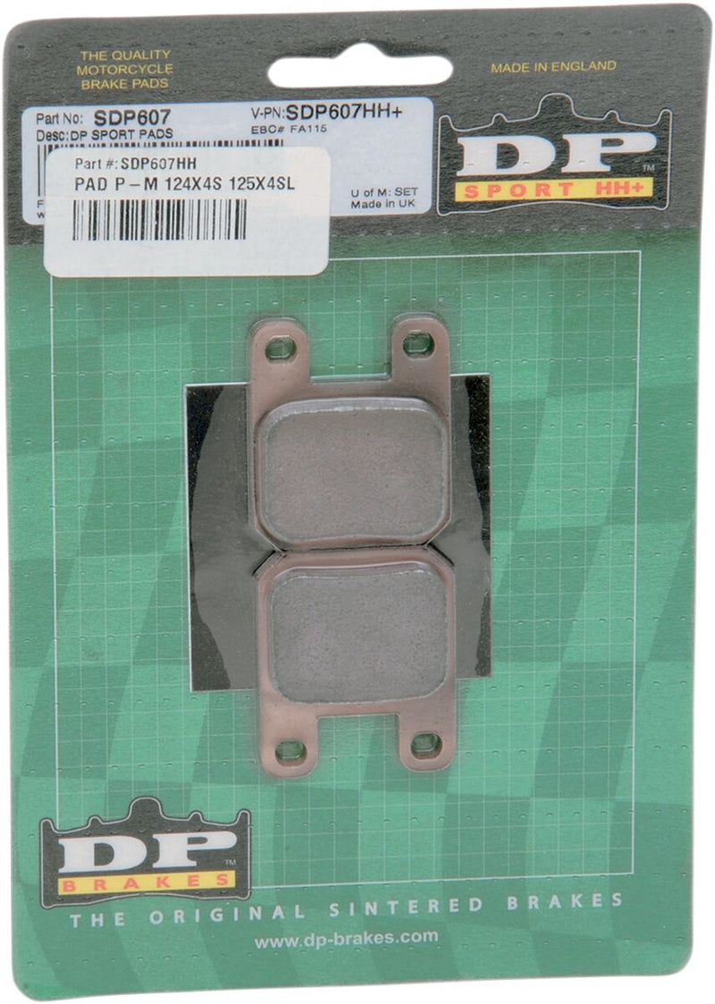 SDP Sport HH+ Sintered Brake Pads For Aprilia CLIMBER 280 R 1988-1995 - 36 MM