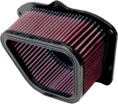 OE Replacement High-Flow Air Filter Black / Red For Suzuki GSX 1300 R 1999-2007