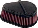 OE Replacement High-Flow Air Filter Black / Red For Suzuki DR 650 S 1990-2025