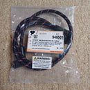 Universal 40 Inch Spark Plug Wire Set Cotton Cloth Pink/Black For Universal With pre-1999 style coil